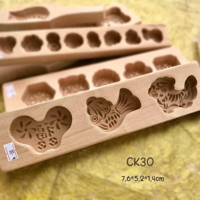Cetakan | Cetakan Kayu Kue Bulan Mooncake Thok Angku Ck30