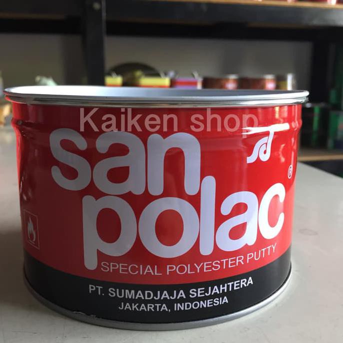 DEMPUL SANPOLAC 1 KG / DEMPUL MOBIL DEMPUL BESI + HARDENER DISKON
