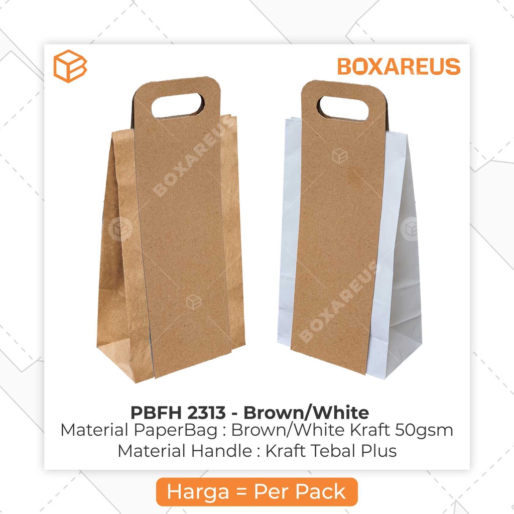 Paper Bag, Kantong Roti, Lunch Paperbag Kraft Polos | PBFH2313