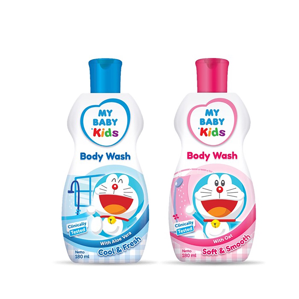 My Baby Kids Bodywash 180ml - Sabun Mandi Cair / MY BABY Kids Body Wash Cool &amp; Fresh / Soft &amp; Smooth