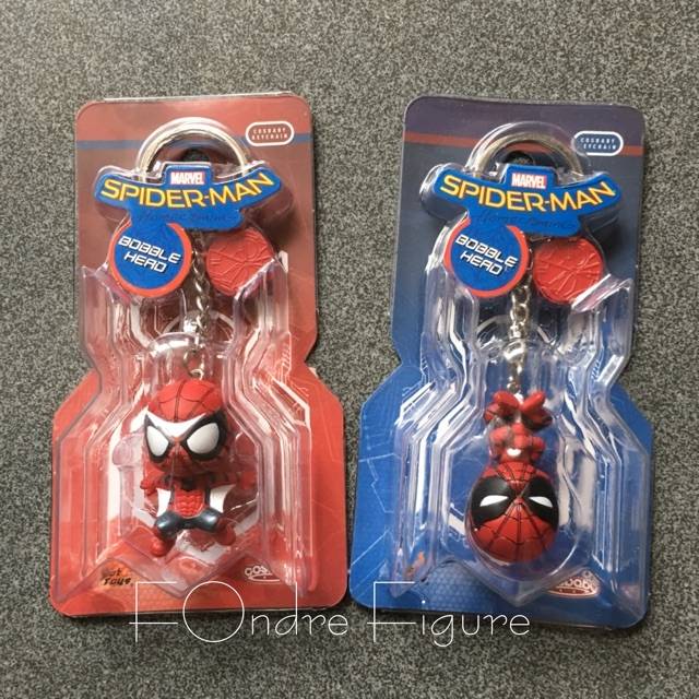 ORIGINAL HOT TOYS COSBABY KEY CHAIN GANTUNGAN KUNCI SPIDERMAN SPIDER MAN HOMECOMING HOME COMING