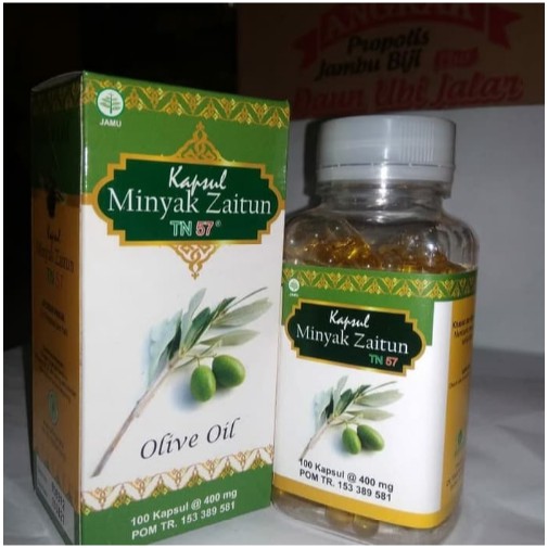 Kapsul Extra Virgin Olive Oil Minyak Zaitun Isi 100 Kapsul Tn57 Shopee Indonesia