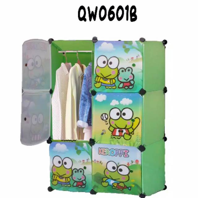 LEMARI BAS KARAKTER 6 PINTU