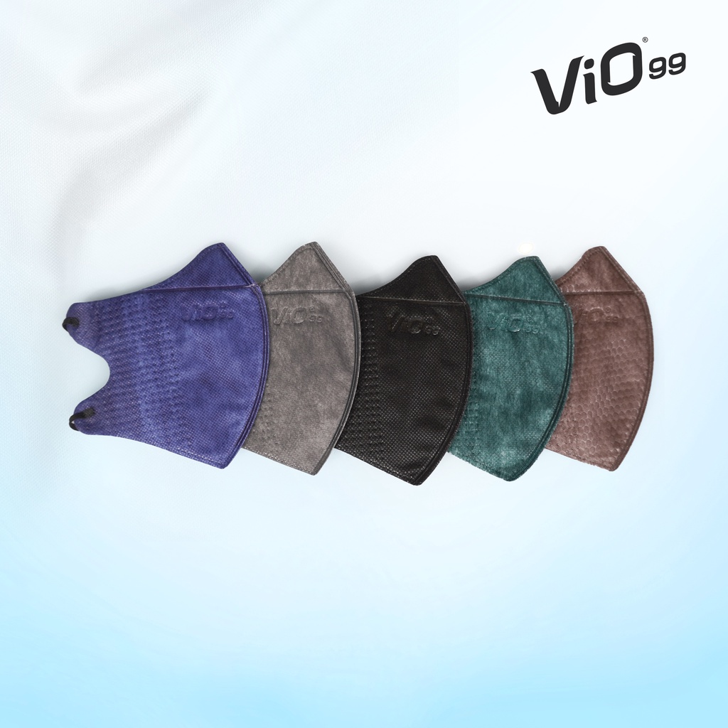 Vio - Duckbill 30'S Mask 4 ply - masker duckbill 4 ply perbox isi 30