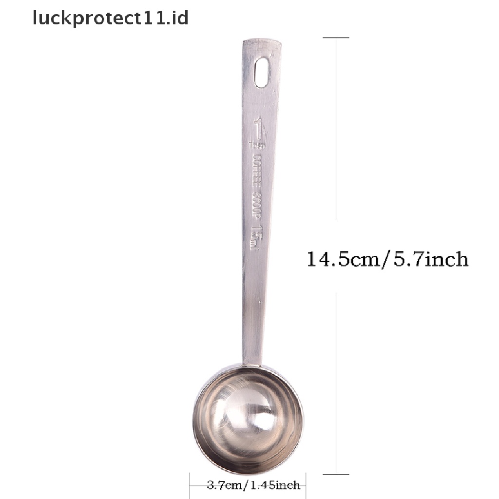 //HG&amp;ID// Coffee Measuring Spoon Tablespoon Stainless Steel Scoop Coffee Tea Baking Sugar .