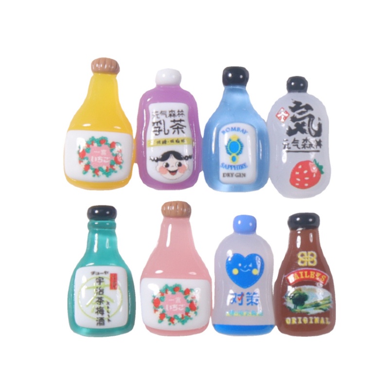 1pcs Fashion Crocs Jibbitz Aksesoris Kreatif &quot;Botol Minum&quot; Kartun Sepatu Gesper DIY Shoes Charm