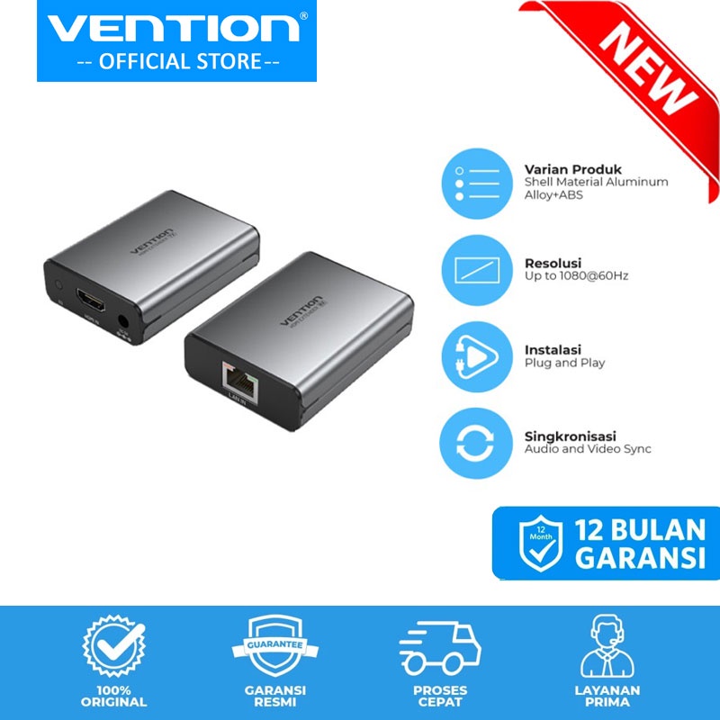 Vention HDMI Extender Over LAN Cable HDMI KVM Network Extender