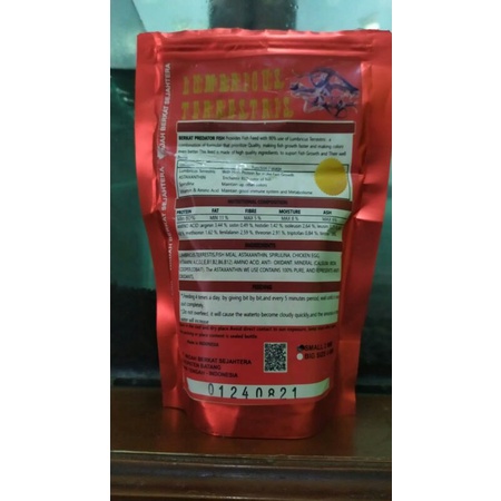 makanan ikan cana dan Ikan Lohan dll