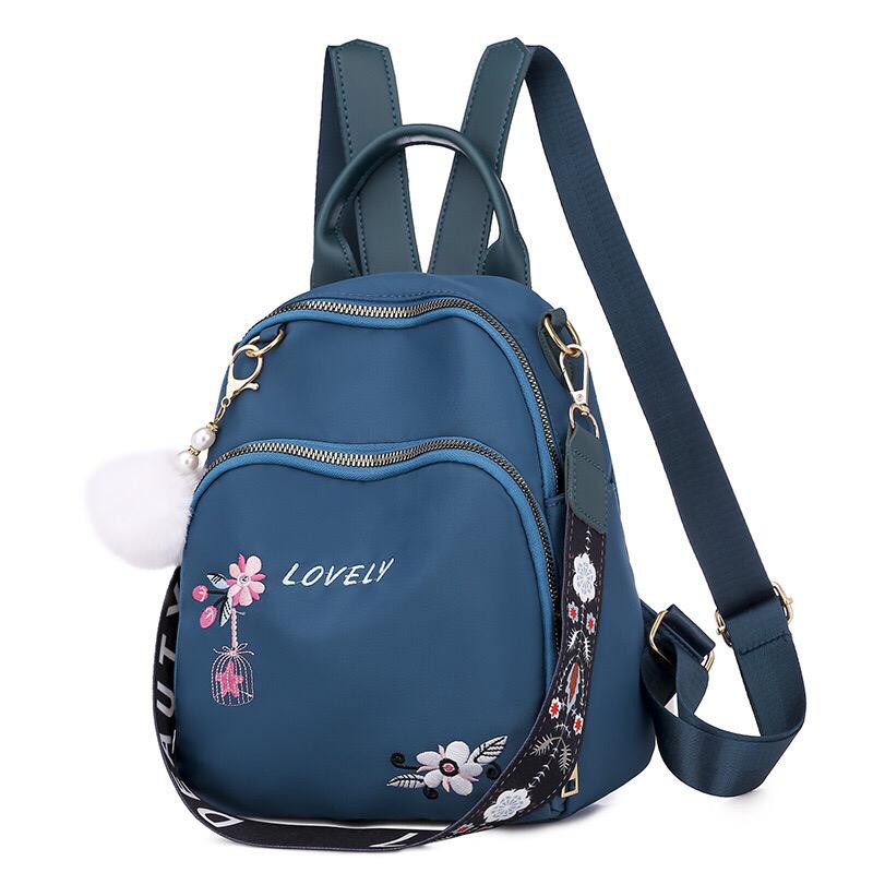 GT 1648 RISCE TAS RANSEL MULTIFUNGSI MOTIF BUNGA IMPORT WANITA CEWEK PEREMPUAN JAKARTA BATAM EL 6038