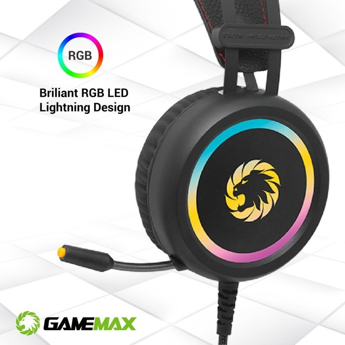 GAMEMAX HG3500 Pro USB 7.1 RGB Gaming Headset Original