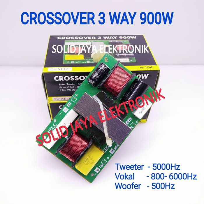 KIT CROSSOVER 3 WAY 900W NELC N-164 TWEETER - VOKAL MIDLE - WOOFER KROSOVER KROSSOVER CROSOVER CROSS OVER 900 WATT W CROSOVER PASIF 3 WAY TWITER - VOKAL MIDDLE MIDEL - WOFER 900 WATT NELC CROSSOVER KROSOFER CROSSOFER PASIF N164 N 164 NELC ASLI ORIGINAL