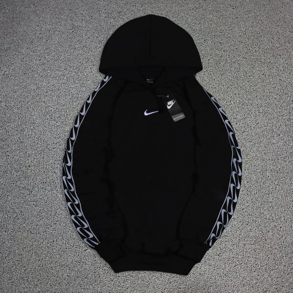 nike taped hoodie