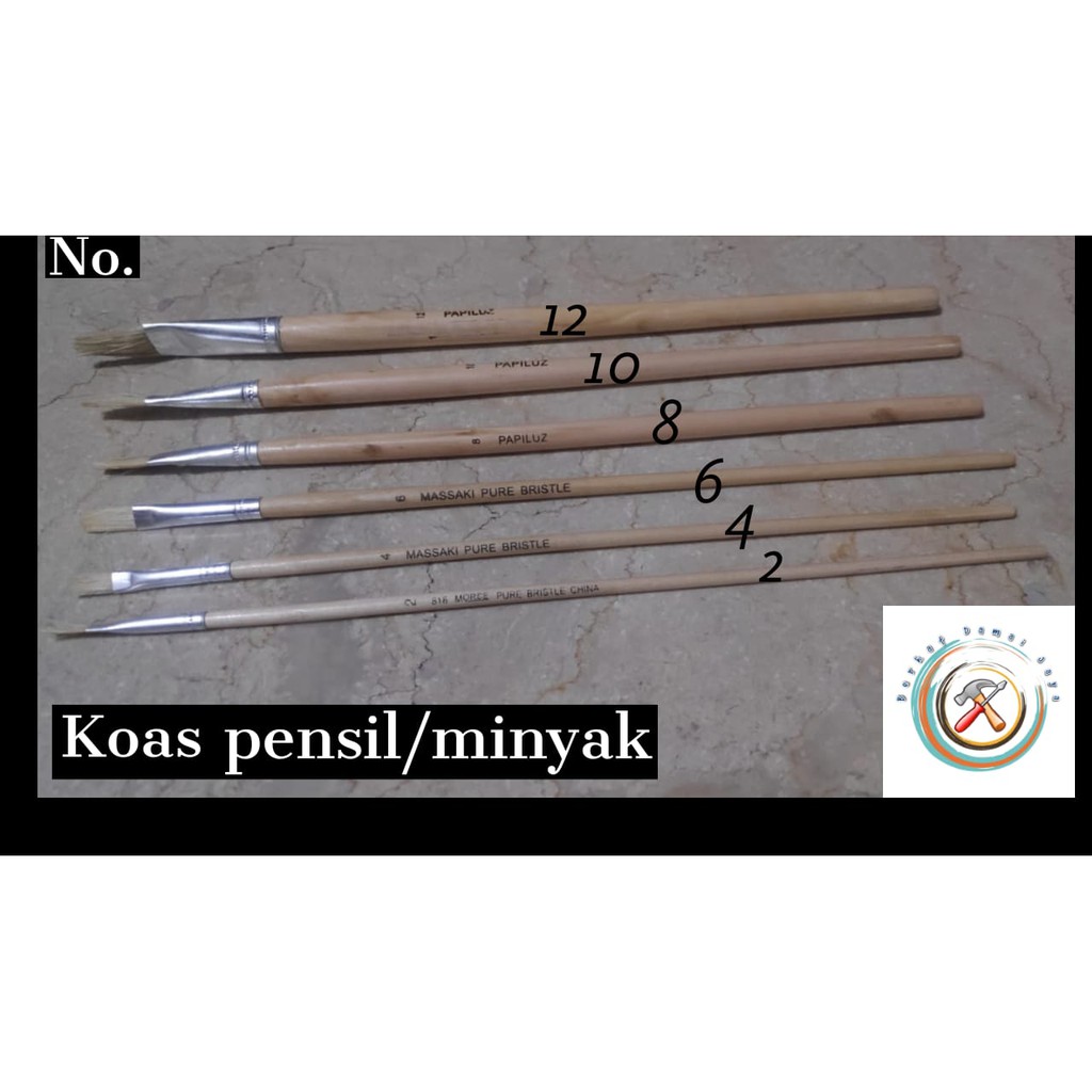 

kuas cat air / kuas cat minyak / kuas lukis