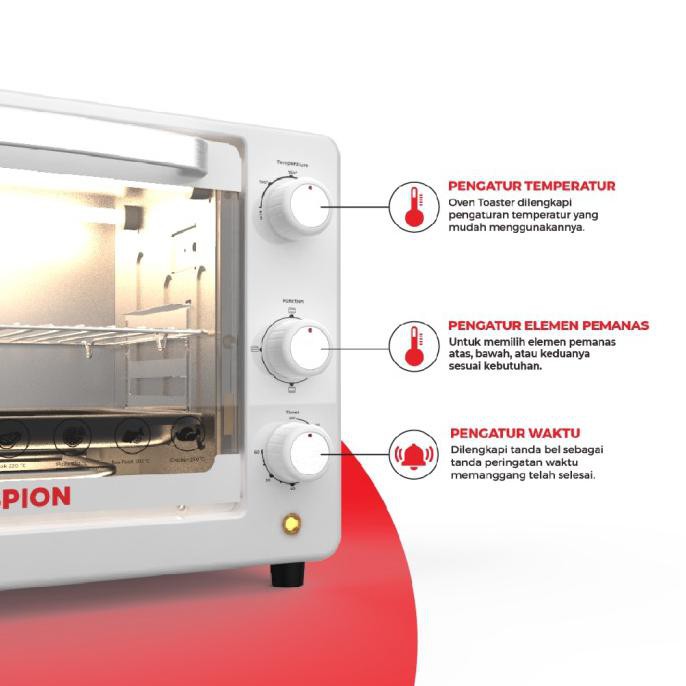 Oven Pemanggang Maspion 18 Liter Oven Listrik Maspion Mot 1801 S Kzely8Fnnv