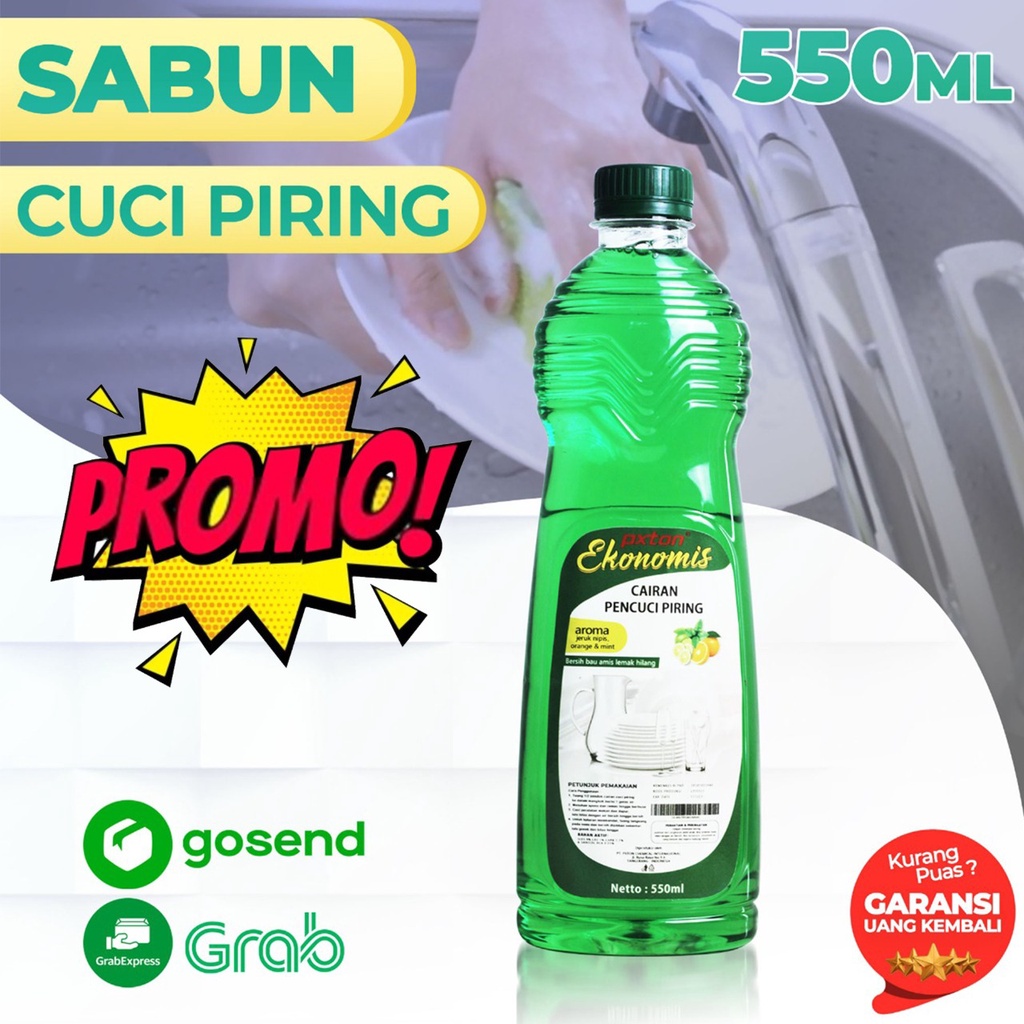 Sabun Cuci Piring PXTON EKONOMIS Anti bakteri 550ml