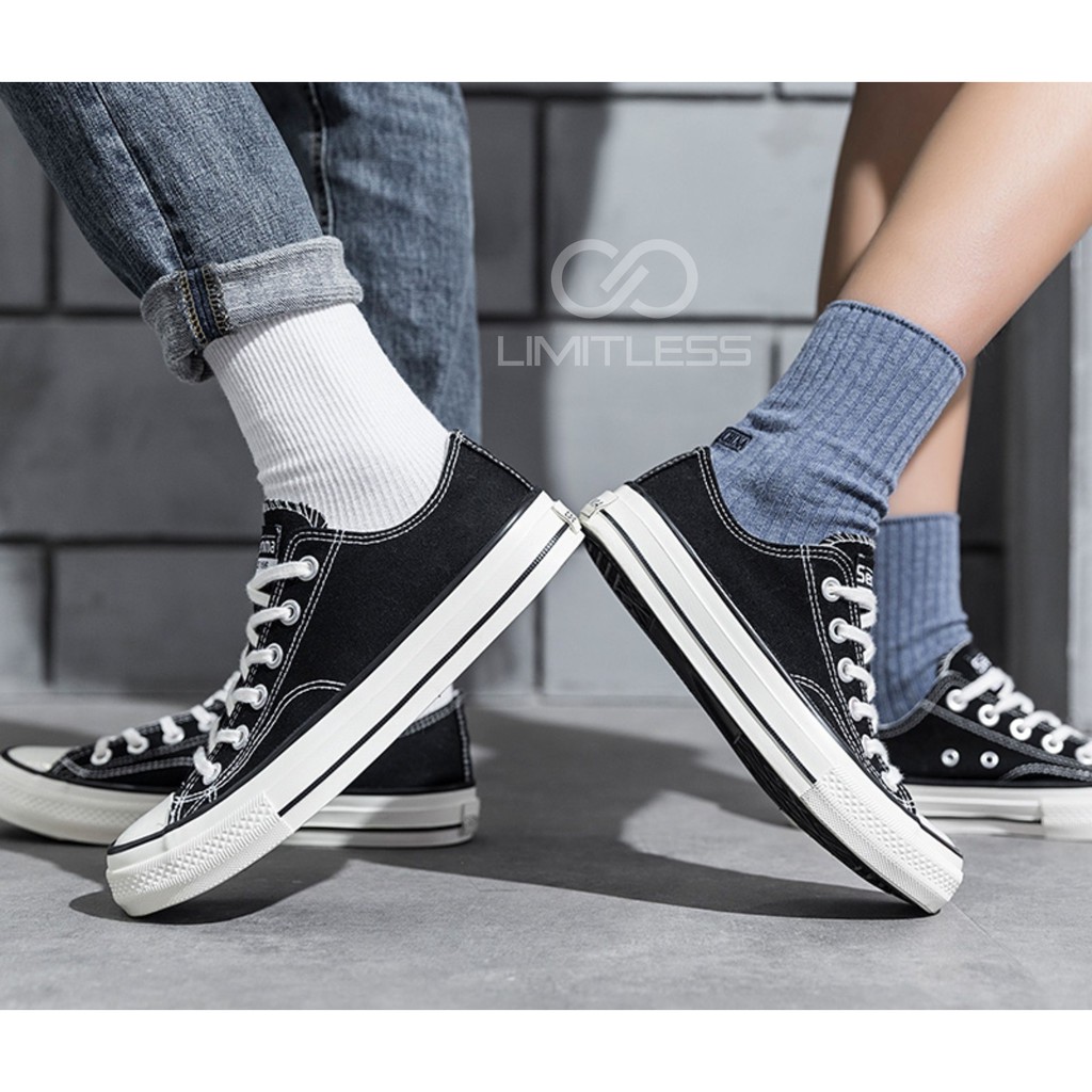 Sepatu Kanvas Unisex Casual Retro Pria Wanita Sneakers Canvas Unisex Panarybody