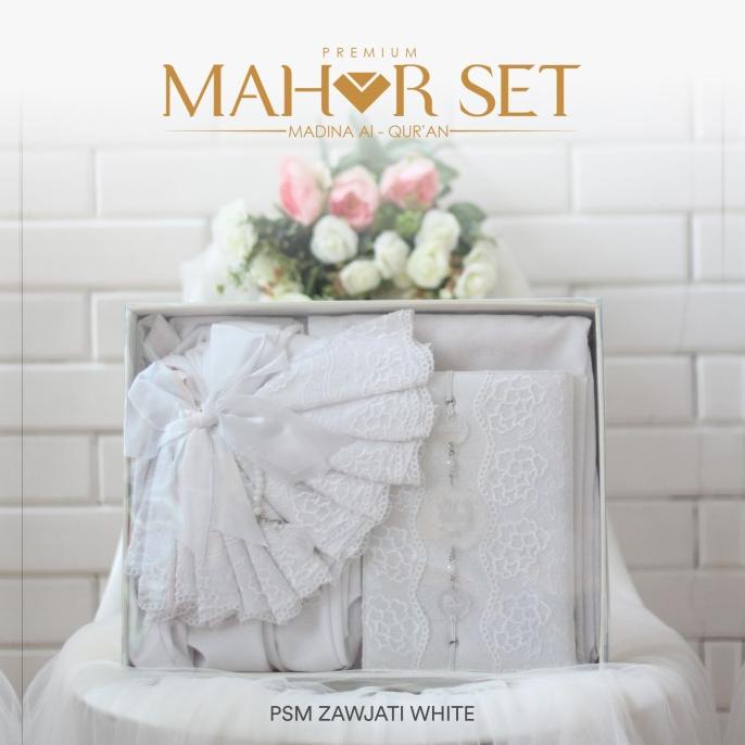 

AKSESORIS PERNIKAHAN SPESIAL EKSLUSIF MUKENA PUTIH MAHAR SET SESERAHAN ALQURAN AKAD NIKAH PERLENGKAPAN PESTA CRAFT