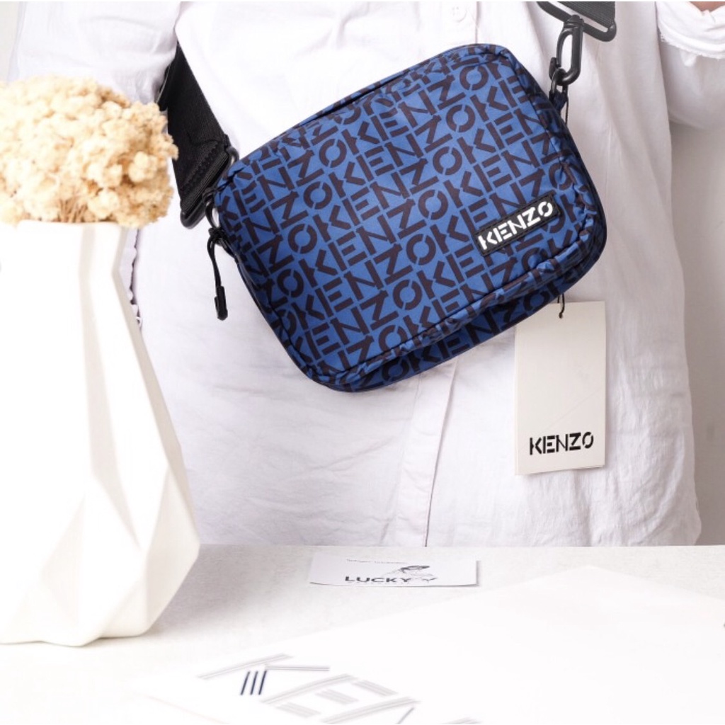 Kenzo Repeat Bag In Blue - ORIGINAL 100%