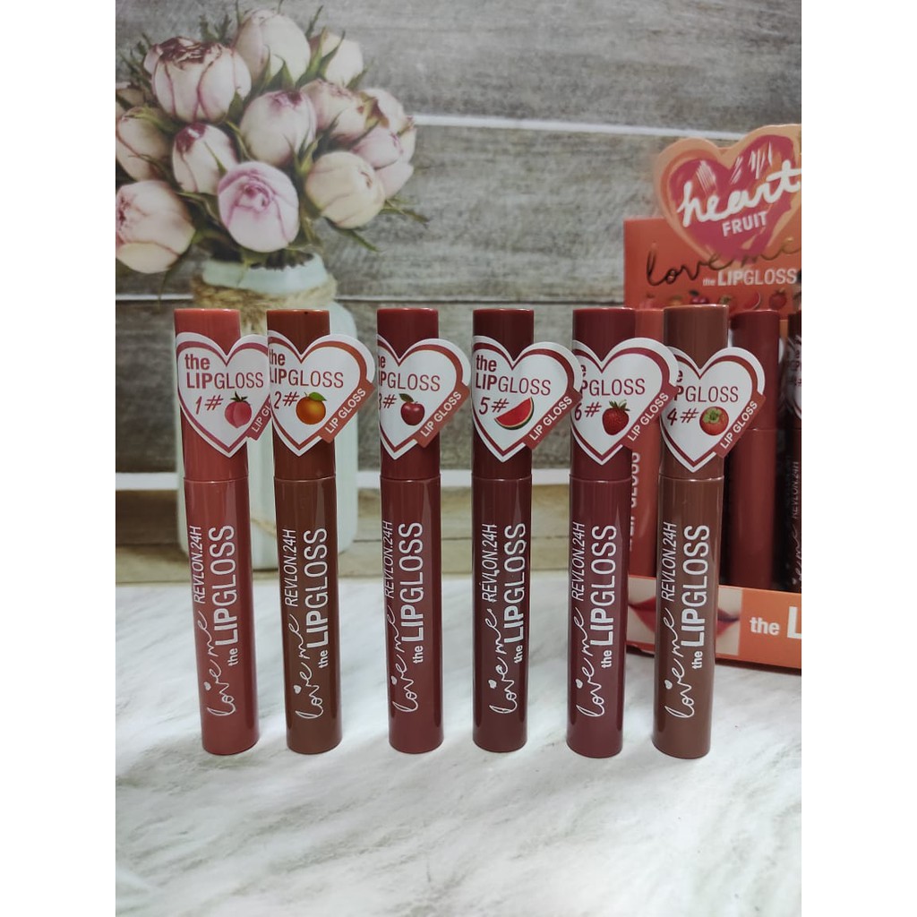 ( 6PCS ) LIPCREAM REVLON LOVE ME FRUIT 6001