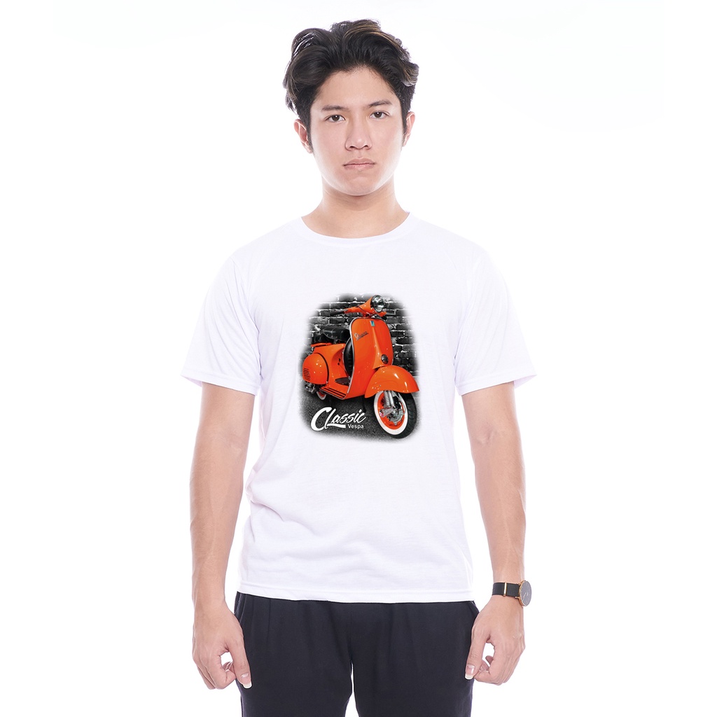 Kaos Oblong Pendek Classic Vespa