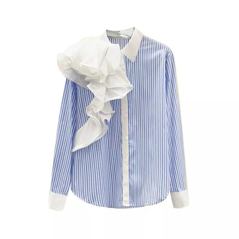 Oxford stripe blouse