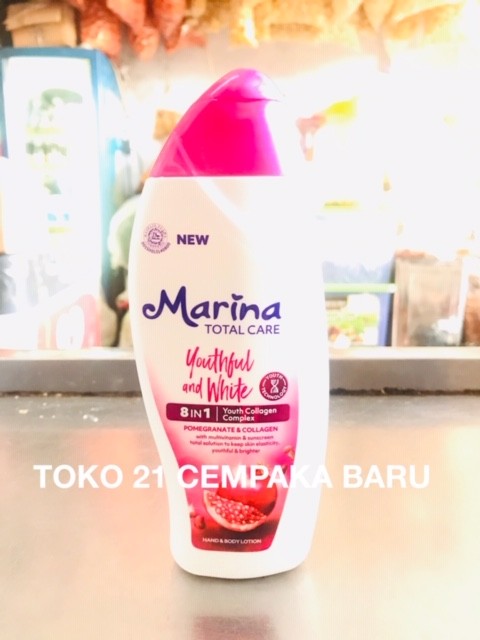 Marina Total Care Wangi Youthful And White 185 ml | Marina Body Lotion