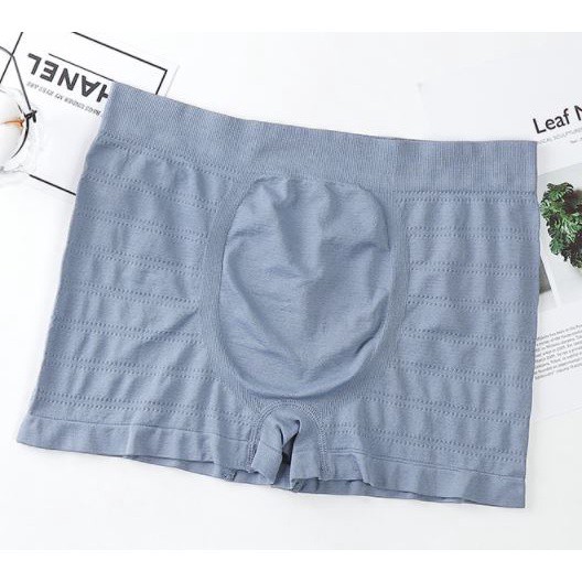 BEE - Celana Boxer Premium Bahan Rajut Cd Pria Import Boxer Polos Cwo VI & BB 1229-247 BIRU