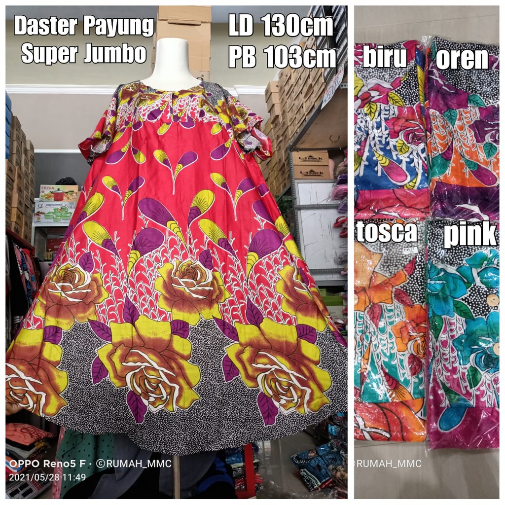 Daster Wanita/Daster Payung/Daster Super Jumbo/Daster murah/Daster model kekinian/daster Busui