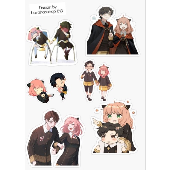 

Anya x Damian sticker Spy x Family stiker paling murah