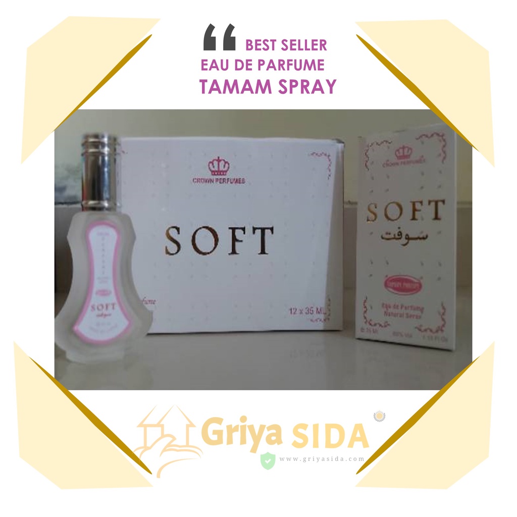 Parfum Soft Spray 35ml TAMAM original minyak wangi soft mirip al rehab spray PROMO!!