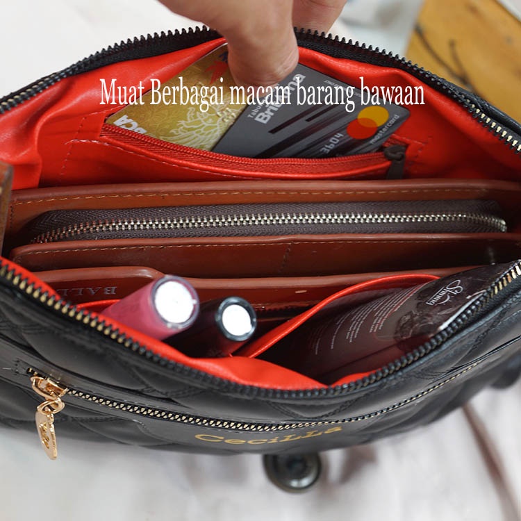 Luna Aura Tas Cluth Wanita Cevron Series 3 Motif /Tas Dompet Wanita Terbaru/Dompet Besar/Tas Kondangan Wanita Elegan/Tas Pesta Mewah