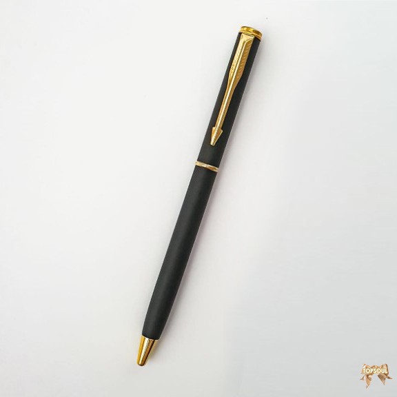 

Pulpen Sign Black Gold / Pen Hitam Emas Pena Besi Metal Gift Souvenir