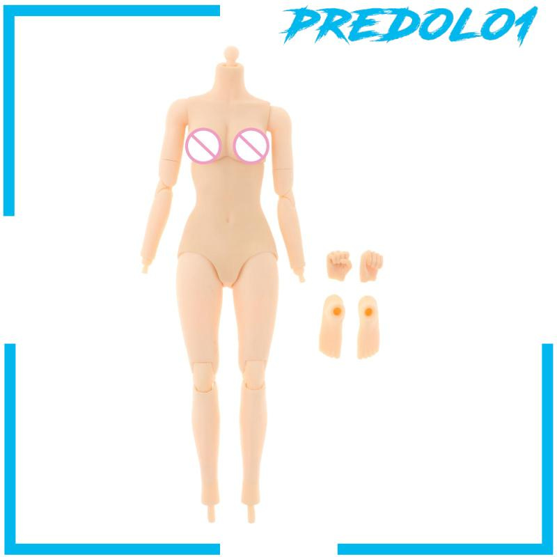 [PREDOLO1]1/6 Female Action Figure 12&quot; Body Seamless Body Doll Model