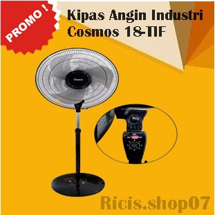 Termurah Kipas Angin Industri Cosmos 18-TIF / 18 TIF Black Free Bubble Wrap