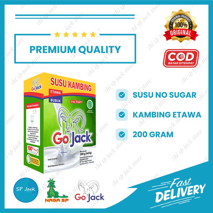 

MINUMAN SUSU KAMBING ETAWA ETTAWA SACHET MURNI BUBUK SIAP SAJI MURNI ASLI ORI ALAMI NATURAL MASKER BPOM PIRT AMH HMS GOMILK ETAWAKU SKYGOAT GO JACK NAGA SP 150 GR