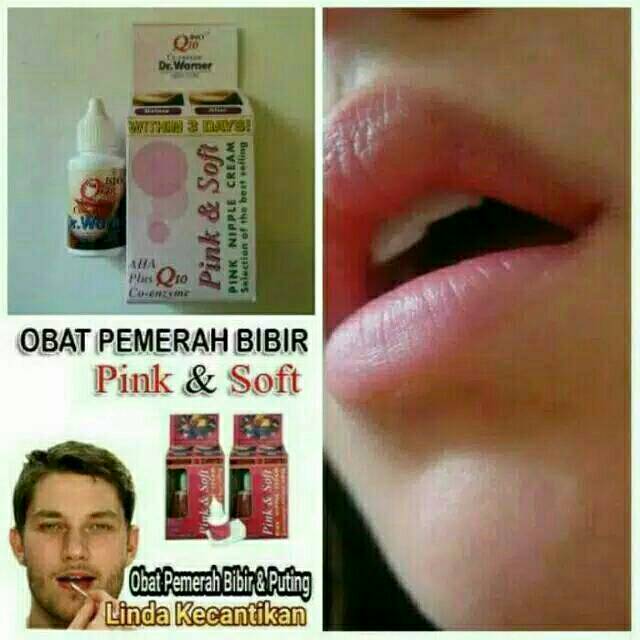 (TERLARIS)OBAT PEMERAH BIBIR SECARA PERMANEN PINK AND SOFT ORIGINAL COCOK UNTUK PRIA PEROKOK
