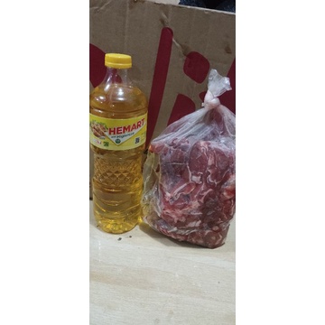 

Paket Daging 1kg +minyak 1 kg promo