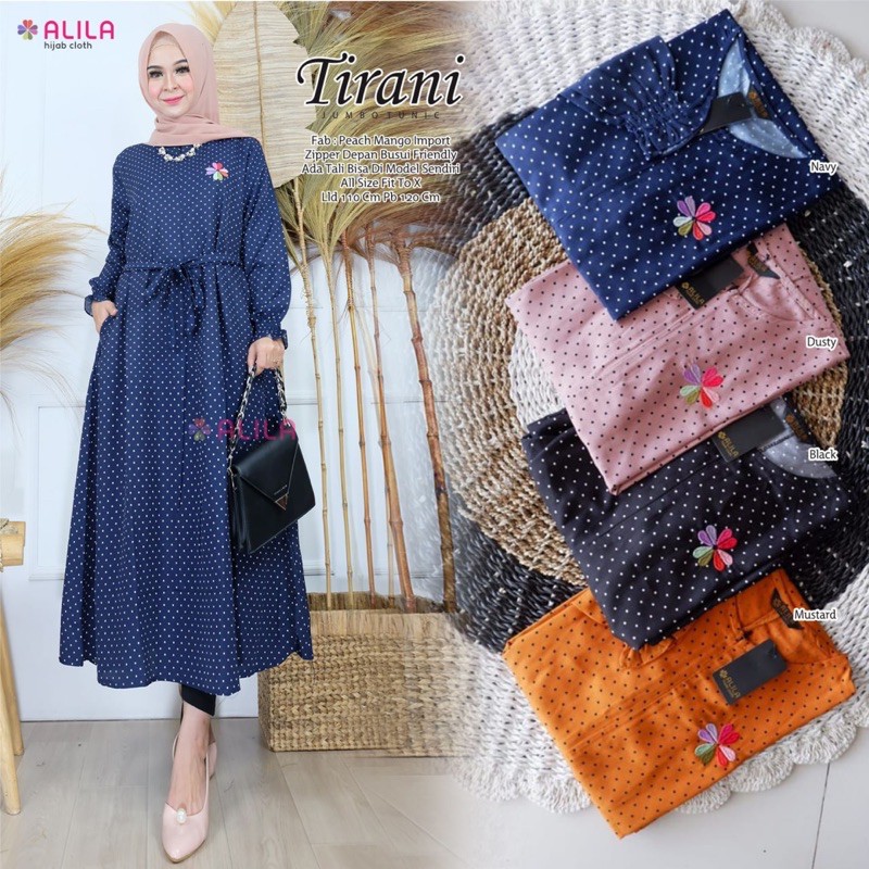 OK - TIRANI JUMBO TUNIK ORIGINAL BY ALILA  TUNIK ALILA ORIGINAL  TUNIK ALILA SOLO TERMURAH