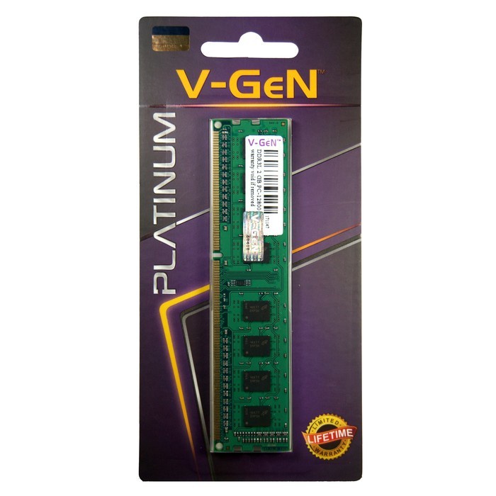 RAM V-GEN DDR3 2GB PC12800 PLATINUM VGEN RAM PC KOMPUTER DESKTOP