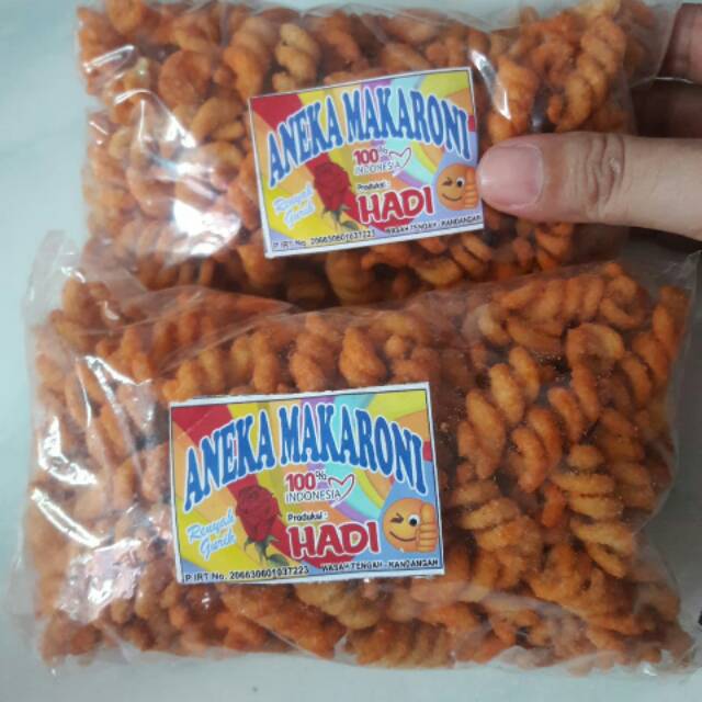 

Makaroni Hadi Enak Renyah Balado/Purut