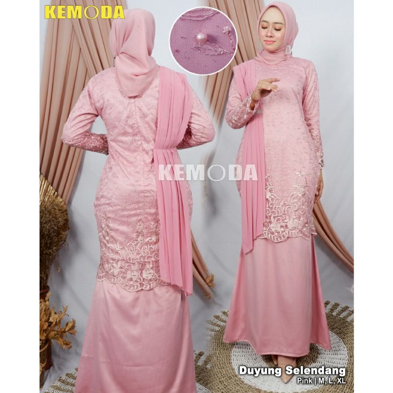 BEST SELLER//KEBAYA SELENDANG//GAMIS DUYUNG SLIM TERBARU