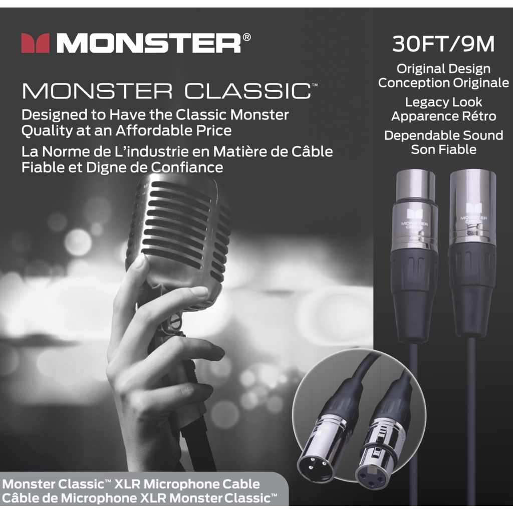Monster Prolink Monster Classic 30 ft Microphone Cable