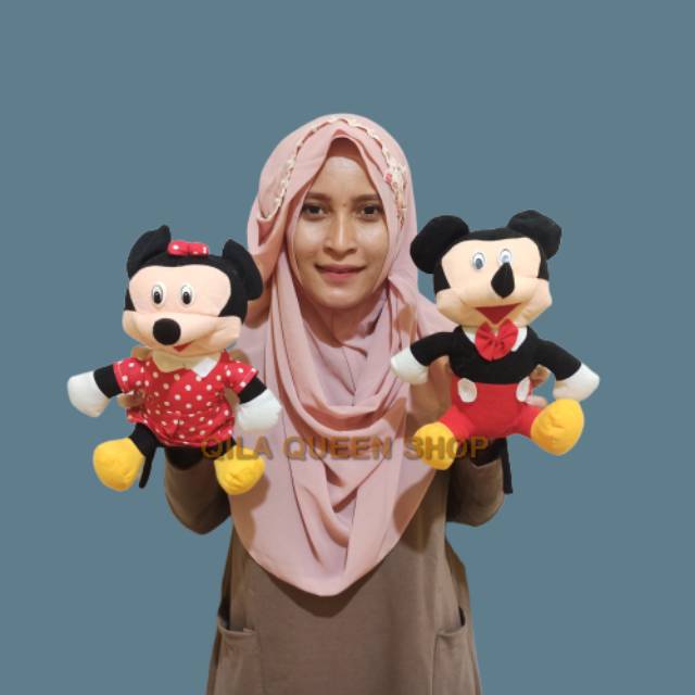 boneka Mickey &amp; minnie s sepasang