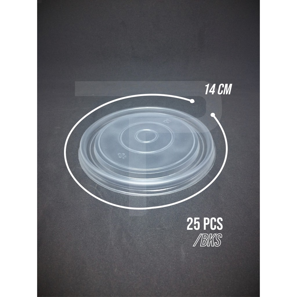 Lid Paper Bowl / Tutup Mangkok Kertas 24 oz (25pcs)