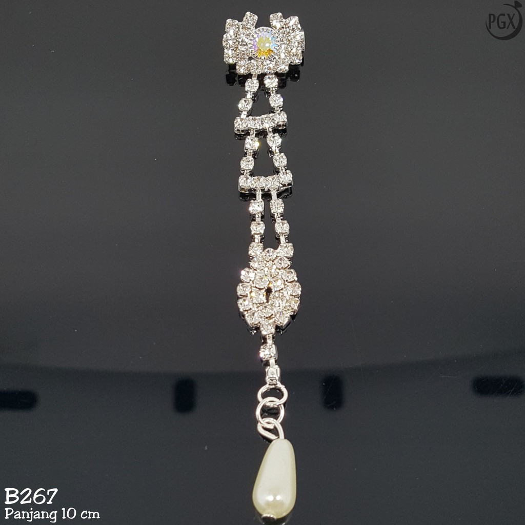 PGX Bross Hijab Bros Dagu Juntai Panjang Aksesoris Jilbab - B267