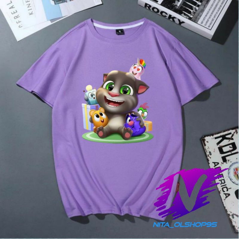 kaos my Tom baju kaos anak my talking tom