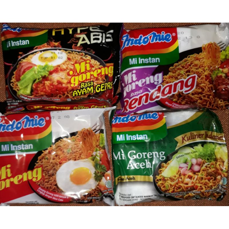 

indomie goreng/pcs (original/rendang/aceh/ayam geprek)