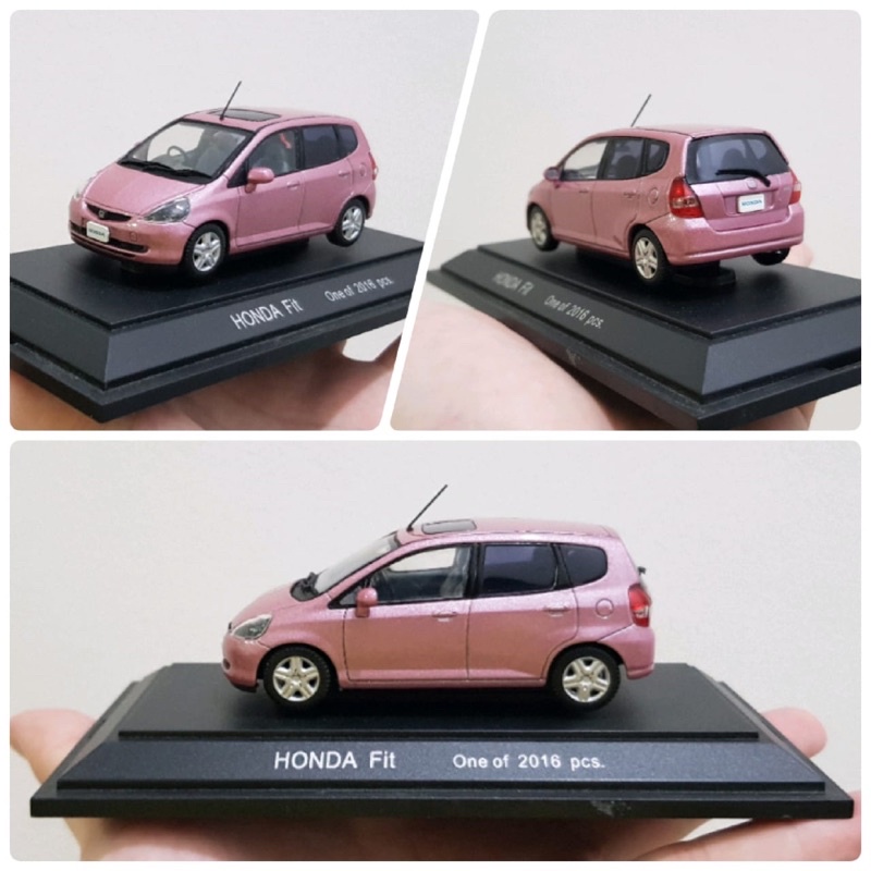 Diecast ebbro 1/43 honda fit jazz GD pink limited rare