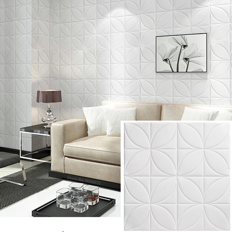 Wallpaper 3D FOAM Dekorasi / Wallfoam Sticker Dinding / Wall Foam Motif Kupu 5mm-5