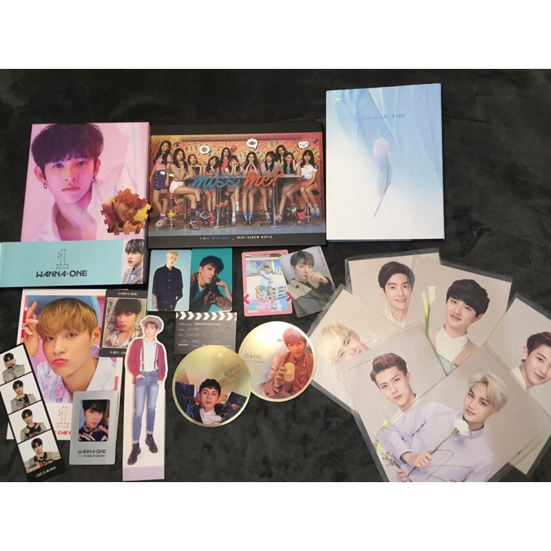 printilan wanna one, wooseok album samuel, ioi